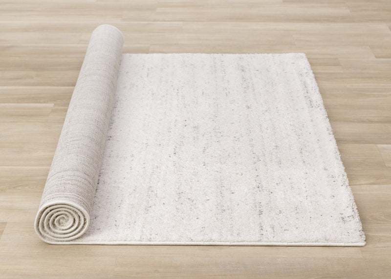 Surrey White Grey Speckled Rug, 3'11\" x 5'7\" Indoor Area Rug