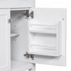Baker 30 Inch Modern Bathroom Vanity with Ceramic Sink & Storage Cabinet, White | Meuble de salle de bain moderne Baker 30 pouces avec lavabo ceramique et rangement, blanc