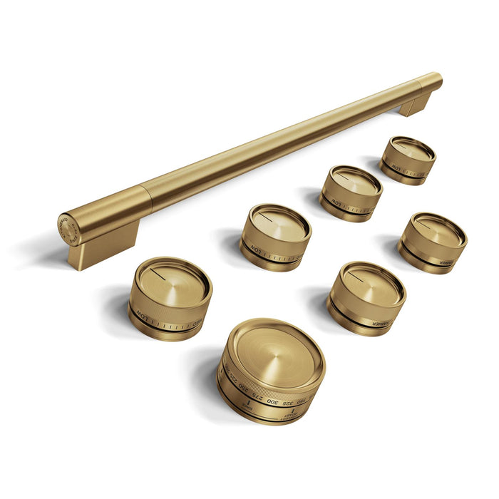 KitchenAid Handle Kit for 36\" Commercial-Style Dual Fuel Range – Brass – W11774730