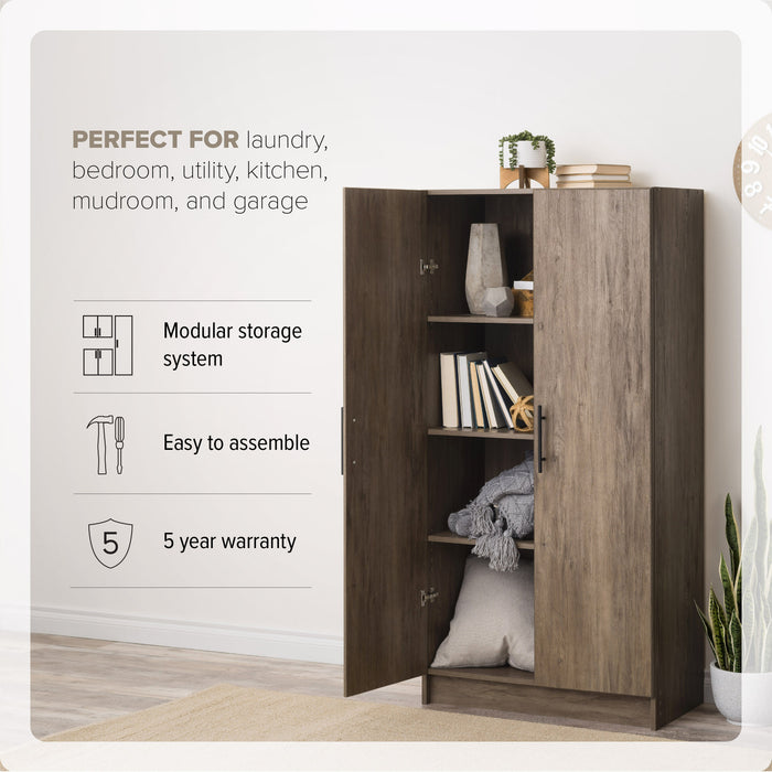 Elite 32\" Storage Cabinet - Drifted Grey