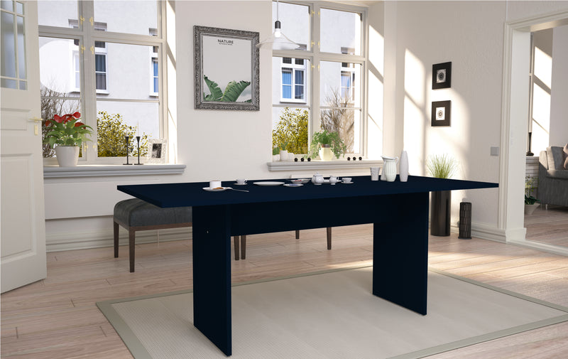 Manhattan Comfort Nomad 67.91\" Modern Dining Table - Tatiana Midnight Blue