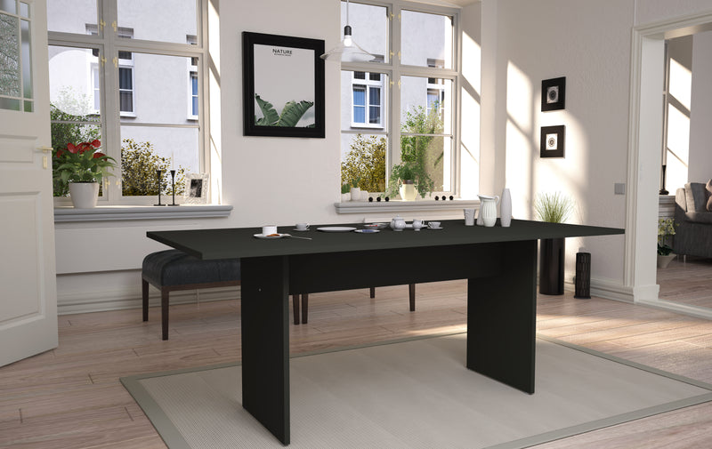 Manhattan Comfort Nomad 67.91\" Modern Dining Table - Grey