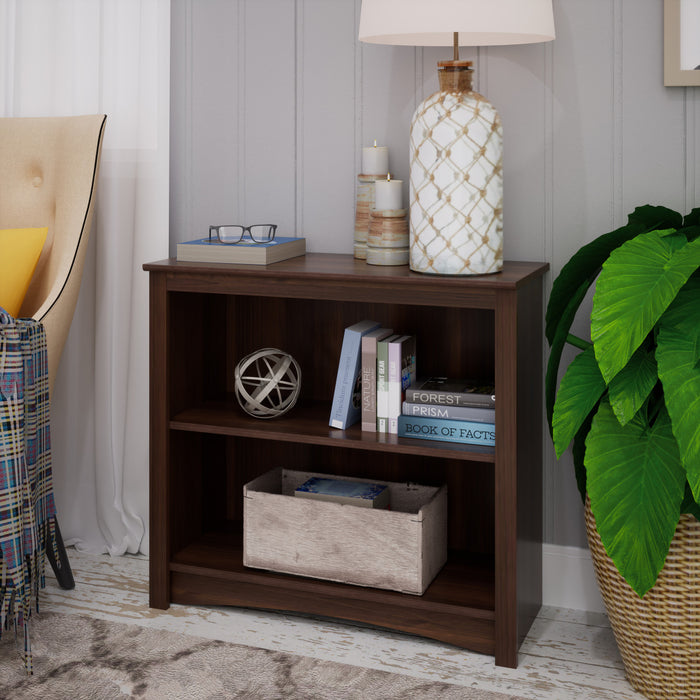 Two-Shelf Bookcase - Espresso