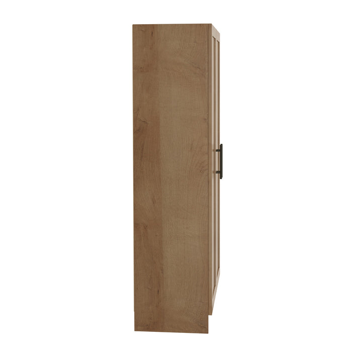Prepac Elite Storage Cabinet - Natural Oak