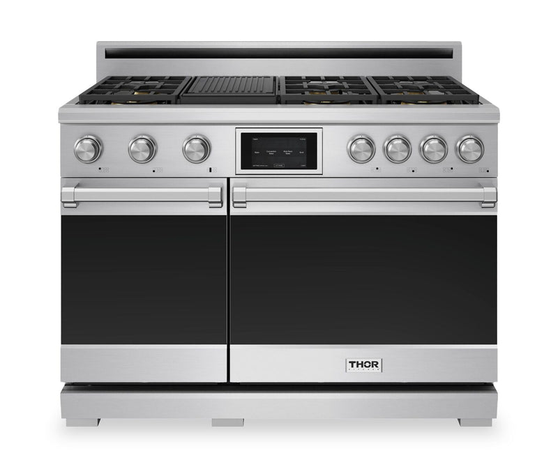 Thor Kitchen 7.6 Cu. Ft. X Series Professional Freestanding Dual Fuel Range – Stainless Steel - XRD48E
