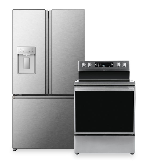 Hisense 2-Piece Kitchen Appliance Package - Stainless Steel