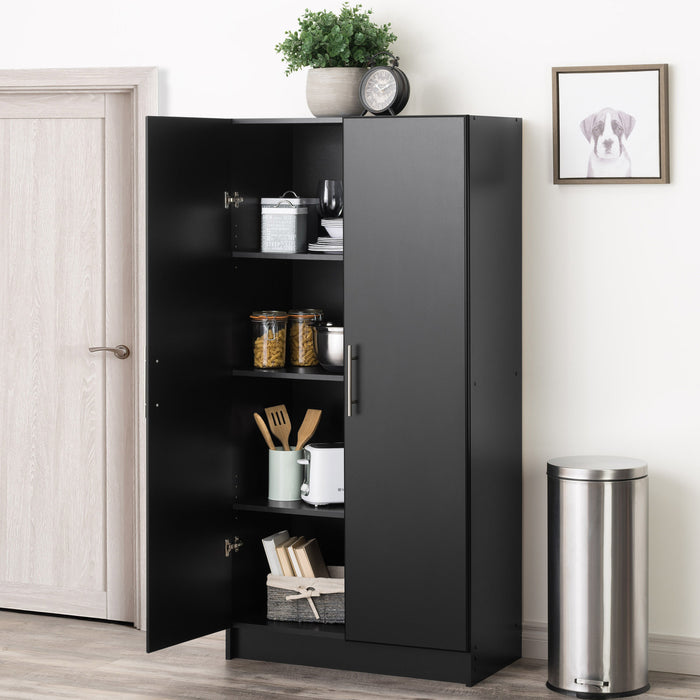 Elite 32\" Storage Cabinet - Black