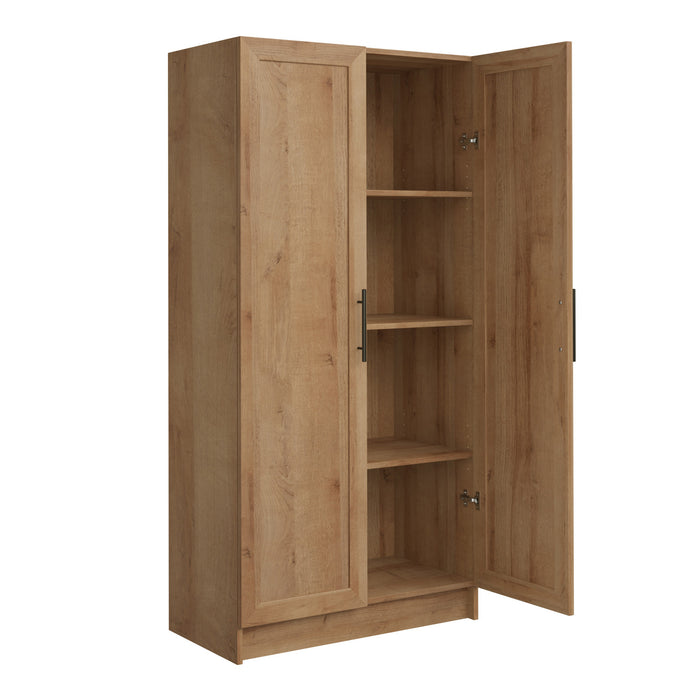 Prepac Elite Storage Cabinet - Natural Oak