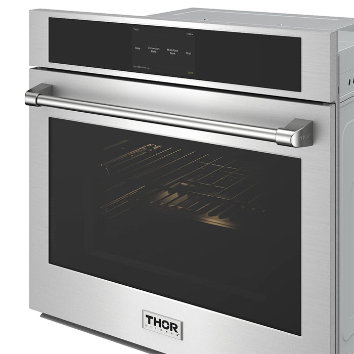 Thor Kitchen 30” 4.8 Cu. Ft. Professional Electric Single Wall Oven – Stainless Steel - TEW30ES