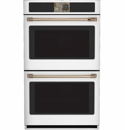 CAFÉ Professional Series 30" Smart Built-In Convection Double Wall Oven – Matte White - CTD90DP4ZW2 | Four mural double intelligent encastré de série CAFÉ Professional de 30 po à convection -blanc mat - CTD90DP4ZW2