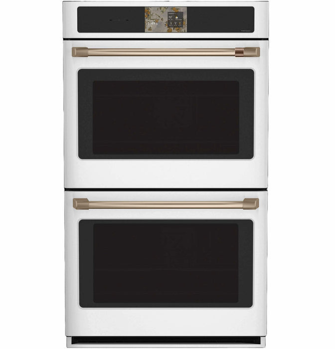 CAFÉ Professional Series 30\" Smart Built-In Convection Double Wall Oven – Matte White - CTD90DP4ZW2