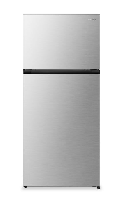 Hisense 30” 21.2 Cu. Ft. Full-Depth Top-Mount Refrigerator – Stainless Steel - RT21N3ESE