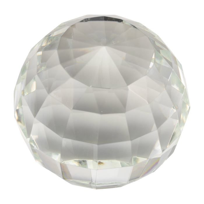 Clear 3\" Crystal Orb