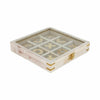 Wood 8\" x 8\" Tic Tac Toe - White