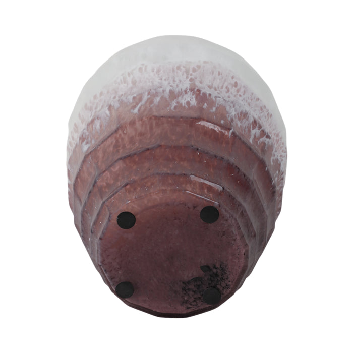 Blush Pink 12\" Glass Vase