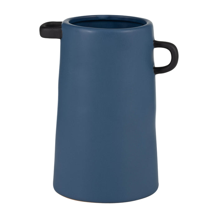 Ceramic 9\" Vase - Blue