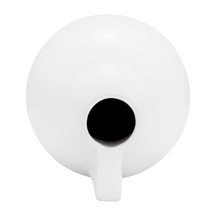 Ceramic 9\" Vase - White