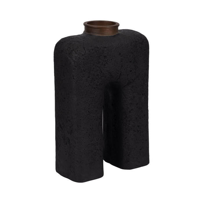 Ecomix 15\" Abstract Vase - Black
