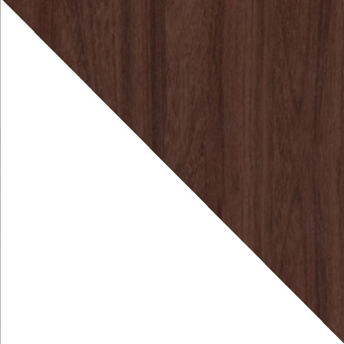 Manhattan Comfort Doyers 70.87\" Mid-Century Modern TV Stand - White & Nut Brown