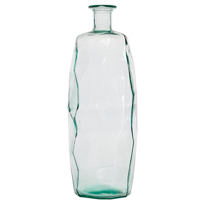 Glass 29\" Vase - Light Blue