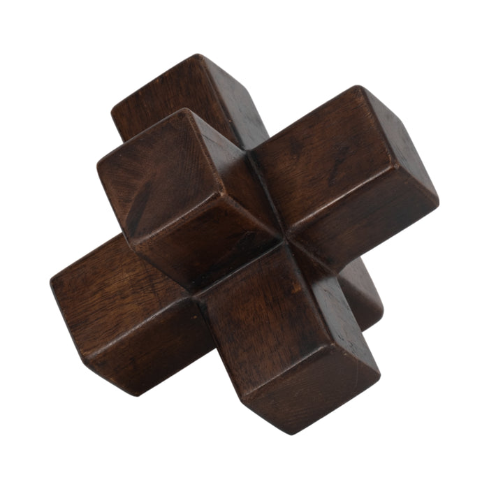 Wood 6\" Jack - Brown