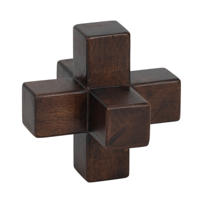 Wood 6\" Jack - Brown