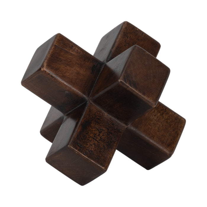 Wood 6\" Jack - Brown