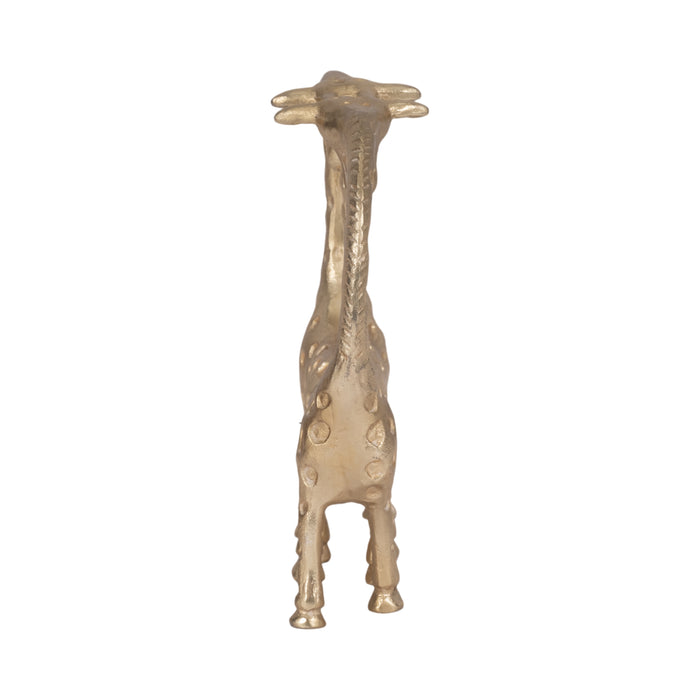Metal 10\" Giraffe Couple - Gold
