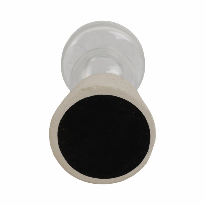 Ecomix Glass 9\" Vase - Ivory