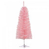 Homcom 4ft Pencil Artificial Christmas Tree With 188 Branch Tips