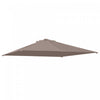 Outsunny 9.8' X 9.7' Square Gazebo Canopy Replacement Uv Protected Top Cover Sun Shade Beige