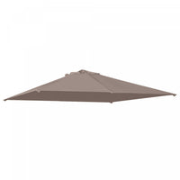 Outsunny 9.8' X 9.7' Square Gazebo Canopy Replacement Uv Protected Top Cover Sun Shade Beige