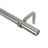Umbra Zen Nickel Steel Expandable 1\" Curtain Rod - 64\"-128\" 