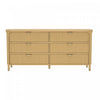 Park Contemporary 68\" Dresser in Natural (6-Drawer)