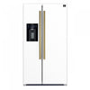 Forno Salerno 36-inch Side-by-Side Refrigerator in White, 20 cu.ft. - FFRBI1844-36WHT