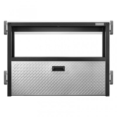 Gladiator Foldaway Workstation - Silver Tread|Poste de travail escamotable de Gladiator - bande de roulement argentée