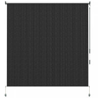 Outsunny Outdoor Roller Shade, 6' X 6' Patio Door Blinds, Black