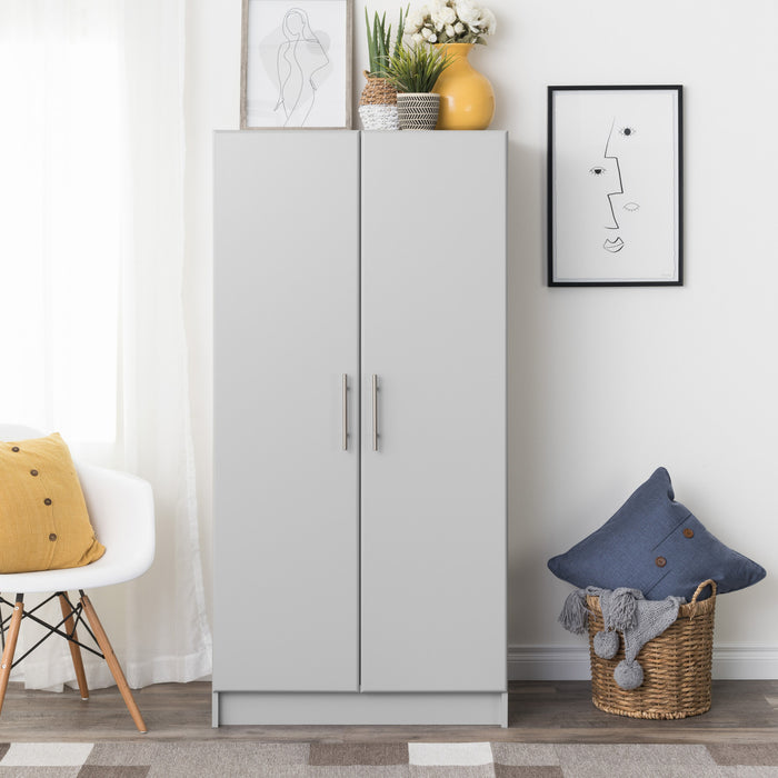 Elite Wardrobe Cabinet - Grey