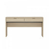 Evelyn Modern 60" Writing Desk in Natural (2-Drawer) | Bureau d’ecriture moderne Evelyn 60" en bois naturel (2 tiroirs)