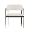Manhattan Comfort Modern Lia Chenille Dining Chair - Cream