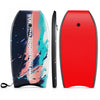 Costway 33\" Lightweight Body Board With Eps Core Xpe Deck Hdpe Bottom Crescent Tail Multi-color