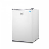 BCRK Series BLACK+DECKER 2.5 Cu. Ft. Compact Refrigerator, BCRK25W, White 