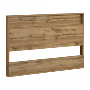 Musano Headboard with Shelf - Nordik Oak