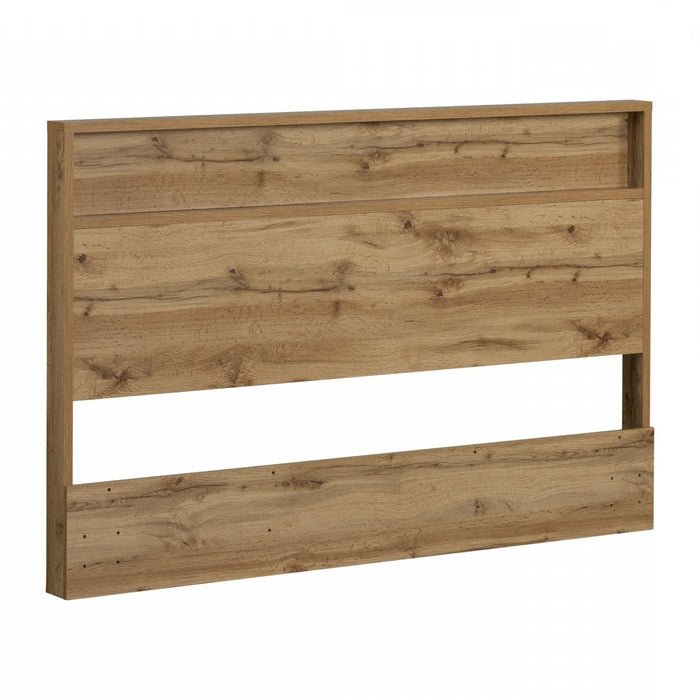 Musano Headboard with Shelf - Nordik Oak