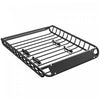 Soozier Roof Rack Cargo Carrier Basket, 150LBS Heavy Duty Roof Basket, 46" x 36" x 4.5" Rooftop Cargo Carrier for SUV, Truck, Car, Top Luggage Storage Holder for Travel, Camping
