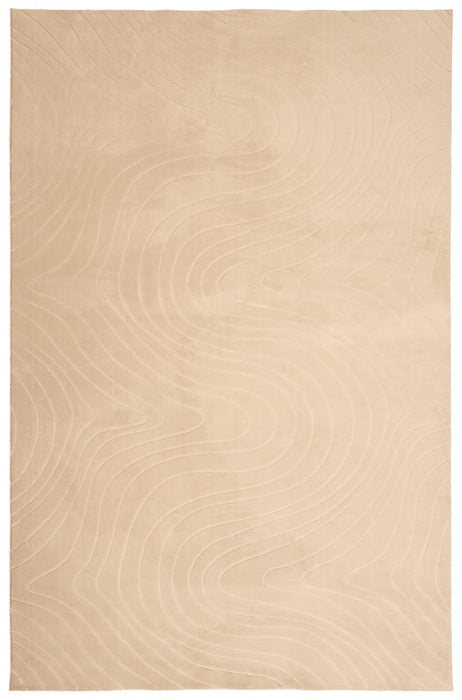 Somos Contemporary Beige Washable Rug 8'0\" x 10'0\" Indoor Area Rug