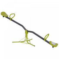 Homcom Kids Spinning Seesaw Swivel Teeter Totter Playground Equipment 360° Rotation Child Seesaw Roc