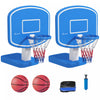 Soozier 2-in-1 Pool Basketball & Volleyball Game Set With Fillable Base
