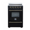 Forno Loiano 24 Inch Freestanding Electric Range in Black, 2.3 cu.ft. with Storage Drawer - FFSEL6099-24BLK