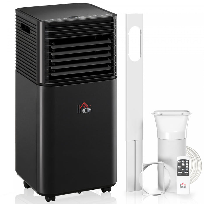 HOMCOM 10,000 BTU Air Conditioner, Quiet AC Unit with Remote Control, Black